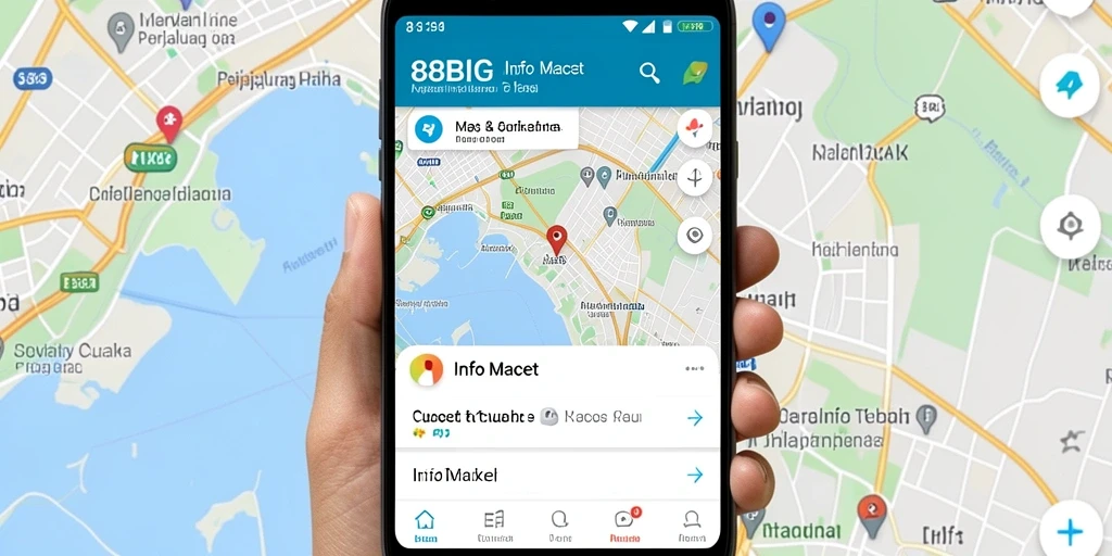 Antarmuka aplikasi Info Macet 88BIG yang intuitif dan informatif.
