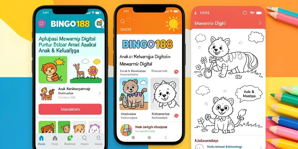 Antarmuka BINGO188 dengan gambar mewarnai yang menarik untuk anak-anak.